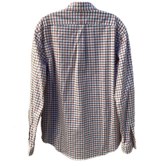 Ralph Lauren Stretch Oxford Red White Blue Button Down Long Sleeve Shirt Size XL - Picture 5 of 7